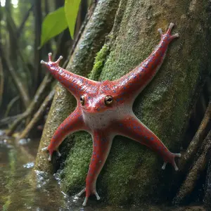 Starfish + Strawberry frog